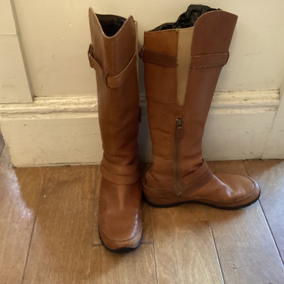 NORTH FACE leather boots size 8.5 - Picture 3 of 6